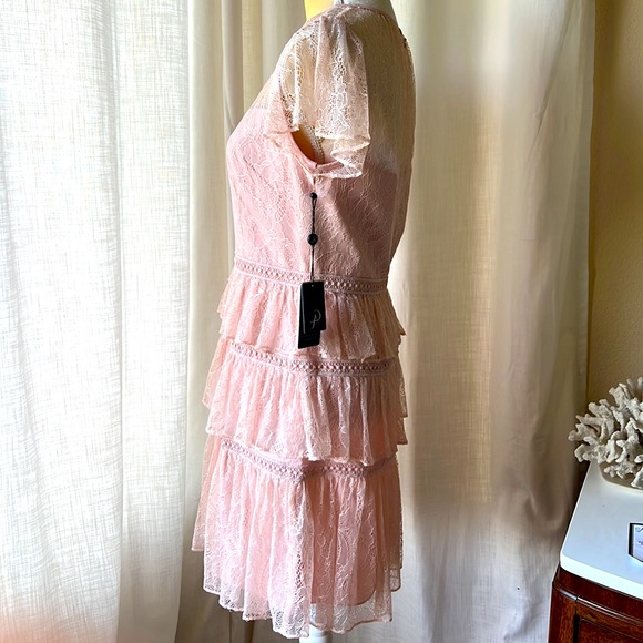 NWT Adrianna Papell Chantilly lace dress, sz 8 - Picture 9 of 14